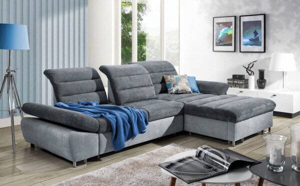 Sedací souprava Roma 1 Provedení: Levá varianta, Nožičky: Chrom, látka: Urban 14