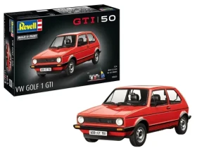 REVELL Plastikový model VW Golf 1 GTI 50 years