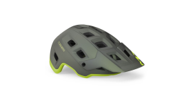 Cyklistická helma MET Terranova MIPS šedá-lime