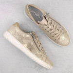 Kožená pohodlná polobotka Rieker W RKR694 beige 36