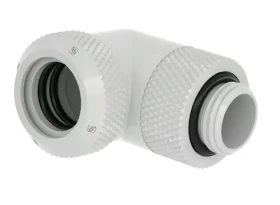 Barrow G1/4 (M) šroubení pro 14mm pevnou trubici - 90° koleno bílá (TWT90KND-K14 w)