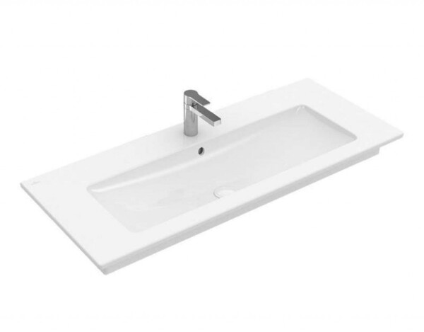VILLEROY & BOCH - Venticello Umyvadlo nábytkové 80x50 cm, s přepadem, otvor pro baterii, CeramicPlus, alpská bílá 41048LR1