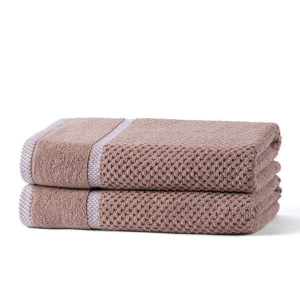Sada 2 ks froté osušek MODENA latté 70 x 140 cm