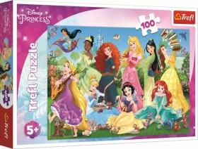 TREFL Puzzle Disney princezny Okouzlující princezny 100 dílků