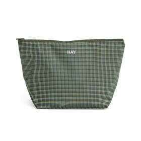 HAY Pouzdro Grid M Dark Green, zelená barva