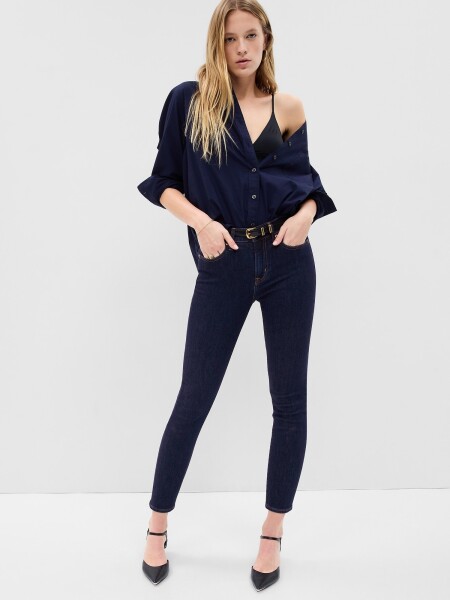 GAP Džíny mid rise true skinny jeans with Washwell Dámské