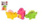 Dinosaurus 3ks do vody stříkací plast 7-9cm v sáčku 13,5x20cm 0m+ - Greco Strom
