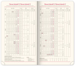 Týdenní diář 2026 NOTIQUE kapesní - Essenza švestka, 9 x 15,5 cm
