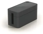 Durable CAVOLINE BOX S grafitová / Kabelový organizér / pro zásuvkovou lištu 3x / 246 x 116 x 128 mm (503537)