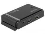 Delock Přepínač 2 x 2 DisplayPort 1.4 in - 1 x 2 DisplayPort out 8K černá (87750)