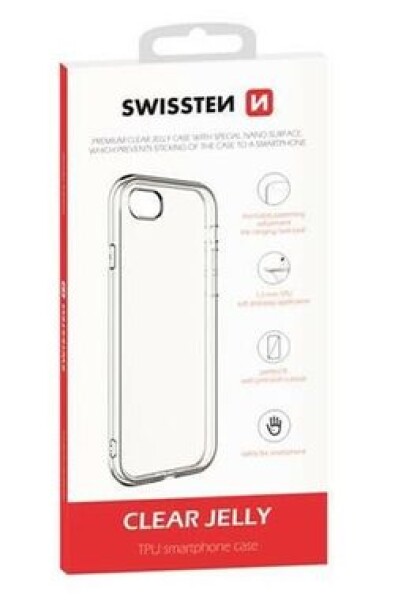 Pouzdro SWISSTEN CLEAR JELLY APPLE IPHONE XR čiré