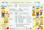 U podstatných jmen určujeme / Výjimky u podstatných jmen (karta)