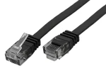 OEM UTP Cat6 plochý černá / Patch kabel / 3m (21.99.0963)