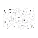 Podložka na stůl PP 60x44cm Planes