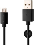 FIXED datový kabel USB/microUSB, 1m, Black FIXD-UM-BK