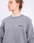 Patagonia Fitz Roy Icon Uprisal Crew Sweatshirt Gravel Heather XL