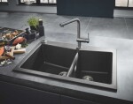 GROHE - Minta Dřezová baterie s výsuvnou koncovkou, supersteel 32168DC0