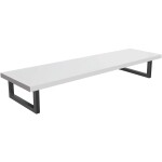CERANO Deska pod umyvadlo Navira Pro + 2 konzole pod desku - bílá matná - 120x46x3,6 cm - 606015