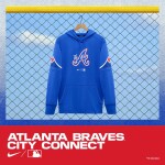 Nike Pánská mikina Atlanta Braves MLB 2023 Authentic City Connect Therma-FIT Hoodie Velikost: M