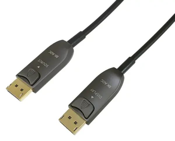 Equip DisplayPort 1.4 AOC 50 m černá / Optický kabel DisplayPort / 8K 60 Hz / 4K 120 Hz (119445)