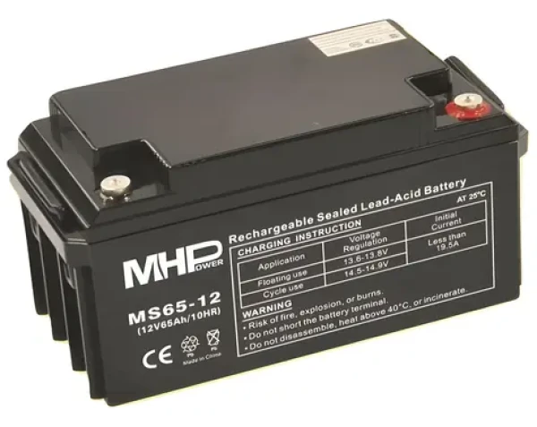 MHPower MS65-12 / Baterie / AGM VRLA / 12V / 65Ah (MS65-12)
