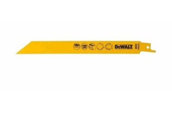 DeWALT DT2323 pilové listy do kovu - 203mm pro přímočaré pily - 100 ks