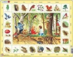 Puzzle MAXI - Život v lese/48 dílků - Larsen