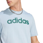 Tričko adidas Essentials Single Jersey Linear vyšitým logem IJ8651