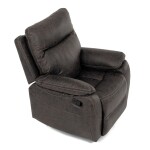 TV a relaxační křeslo s manuálním ovládáním, potah coffee látka v dekoru vintage