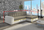 Sedací souprava Conforti Provedení: Pravá varianta, látka: Sawana 05 dark grey