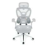 Kancelářská židle, synchronní mechanismus, šedá síťovina, KA-B2363 GREY