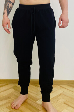 Pánské teplákové kalhoty model 17033565 černá De Lafense