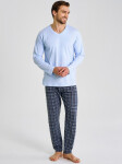 Pyžamo Taro Mark 3477 délka/r 5XL-6XL Z25/26 pánské džínovina 6XL