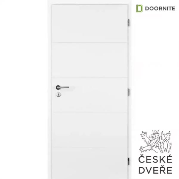 Interiérové dveře Quatro Plné Bílé 90P
