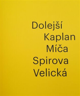Dolejší Kaplan Míča Spirova Velická - Iva Mladičová