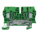 Weidmüller 1632080000-100 svorka ochranného vodiče pružinová svorka zelenožlutá 100 ks