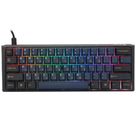 Ducky One 3 Pro Mini Nazca Line Cherry MX2A-Speed-Silver černá / herní klávesnice / mechanická / drátová USB / US (DKON2361ST-CPUSPTCHNAZ001)