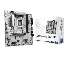 ASRock MB Sc LGA1700 B760M-X Gen5, Intel B760, 2xDDR5, 1xDP, 1xHDMI, mATX EDF_1883128