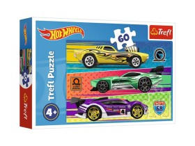 Mamido Puzzle závodní Hot Wheels 60 dílků Trefl 17389