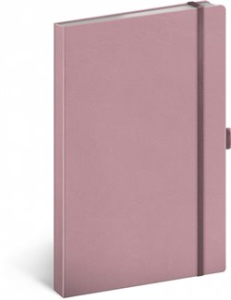 Notes Růžový, tečkovaný, 13 21 cm