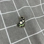 Pinarna.cz Černá kočička s bílými květinami