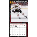 JF Turner Kalendář Chicago Blackhawks NHL 2026 Wall Calendar