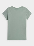 Dámské tričko organické bavlny 4FSS23TTSHF273-42S zelené 4F
