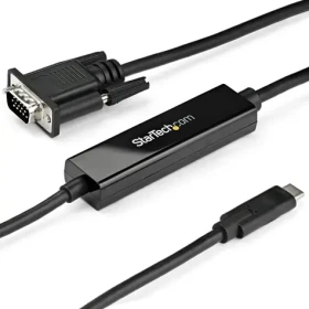 StarTech kabel USB-C na VGA černá / 1920x1200 / 1080p / 1m (CDP2VGAMM1MB)