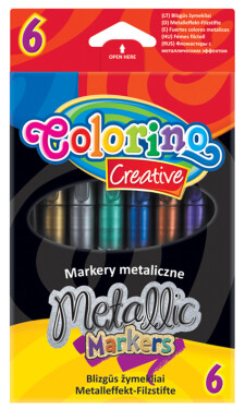 Colorino Popisovač metalický 6 barev