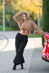 Sexy svetr Koucla Crop Jumper Einheitsgroesse