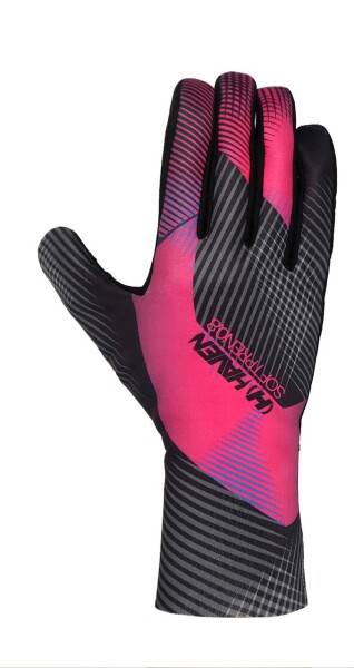 Rukavice HAVEN SOFTPREN 0.8 pink, velikost L (Rukavice do nepohody s dlouhým lemem)