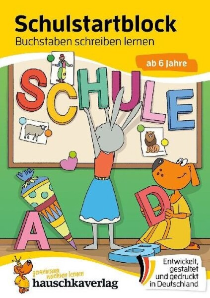 Schulstart-Block ab 6 Jahre - Buchstaben schreiben lernen