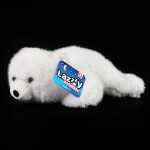 Plyšový medvěd LazyAnimals bílý 29 cm