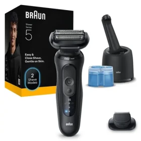 Braun Series 5 52-N7200cc černá / Planžetový holicí strojek / čisticí stanice (52-N7200cc Black)
